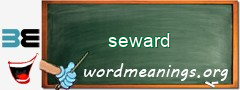 WordMeaning blackboard for seward